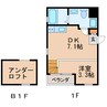 名古屋市営地下鉄東山線/新栄町駅 徒歩5分 1階 築12年 1DKの間取り