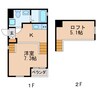 名古屋市営地下鉄東山線/新栄町駅 徒歩5分 2階 築12年 1Kの間取り