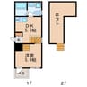 名古屋市営地下鉄東山線/新栄町駅 徒歩5分 2階 築12年 1DKの間取り