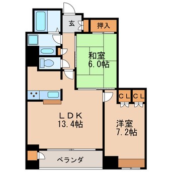 間取図 シティハウス久屋大通