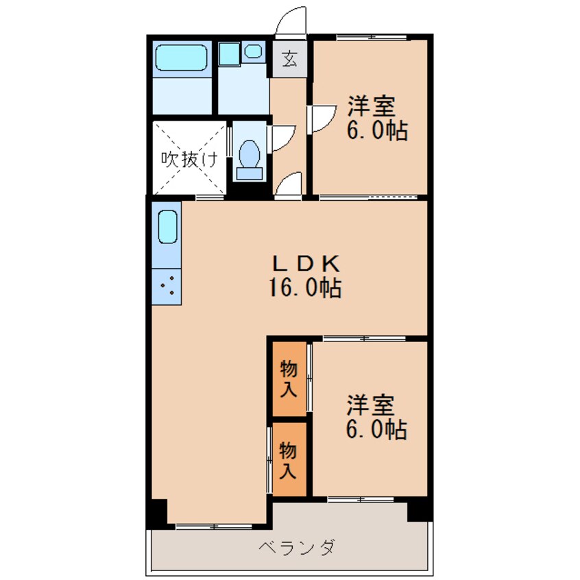 間取図 ユニバースビル