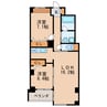 イーグルヘッド撞木 2LDKの間取り
