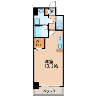 間取図 名鉄瀬戸線/東大手駅 徒歩4分 4階 築16年