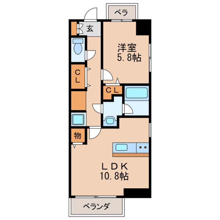 間取図 レジデンス東矢場