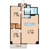 ラヴァーチェ徳川 2LDKの間取り