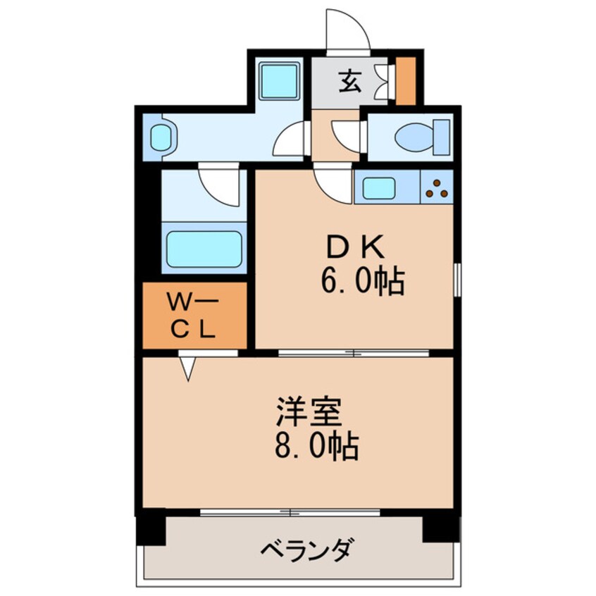 間取図 グランディール大杉