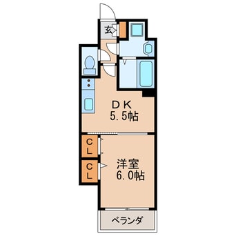 間取図 名古屋市営地下鉄東山線/千種駅 徒歩3分 4階 築10年
