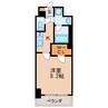 レガリア 1Kの間取り