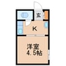 名古屋市営地下鉄桜通線/丸の内駅 徒歩4分 5階 築52年 1Kの間取り