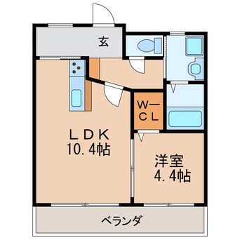 間取図 中央玻瑠器マンション