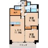 名古屋市営地下鉄桜通線/丸の内駅 徒歩7分 7階 築9年 2LDKの間取り
