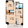 名古屋市営地下鉄桜通線/丸の内駅 徒歩7分 5階 築9年 2LDKの間取り