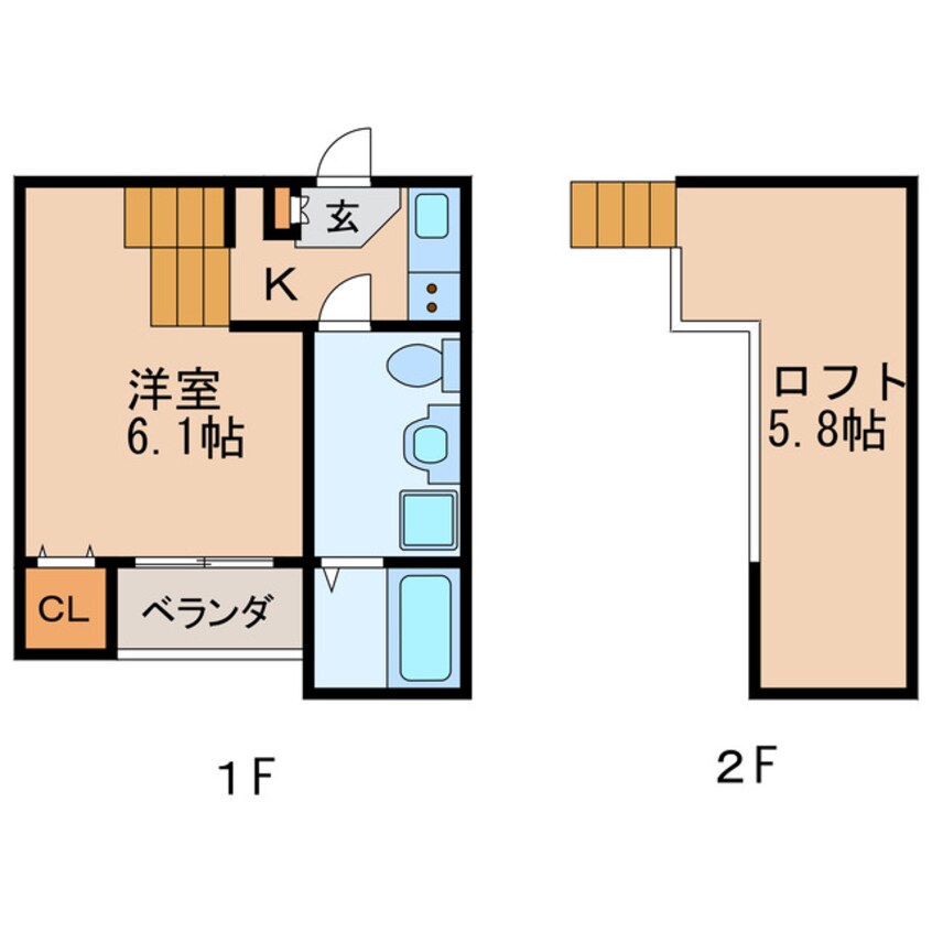 間取図 名古屋市営地下鉄鶴舞線/鶴舞駅 徒歩10分 2階 築12年