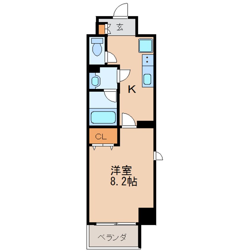 間取図 パークフラッツ新栄