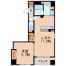 名古屋市営地下鉄東山線/伏見駅 徒歩4分 6階 築9年 1LDKの間取り