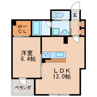 間取図 名古屋市営地下鉄東山線/伏見駅 徒歩4分 3階 築8年