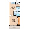 名古屋市営地下鉄東山線/新栄町駅 徒歩10分 2階 築45年 1LDKの間取り