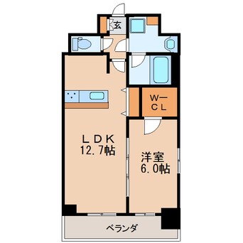 間取図 プレサンス栄ライズ