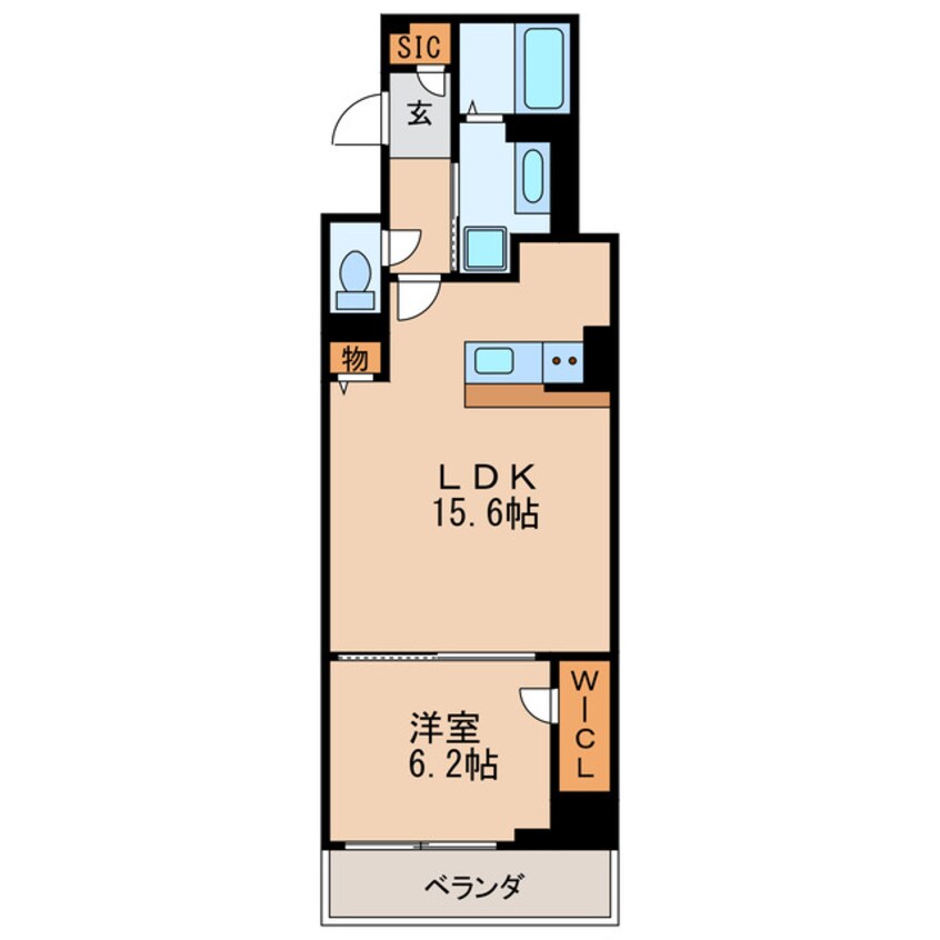 間取図 ロイジェント新栄Ⅱ