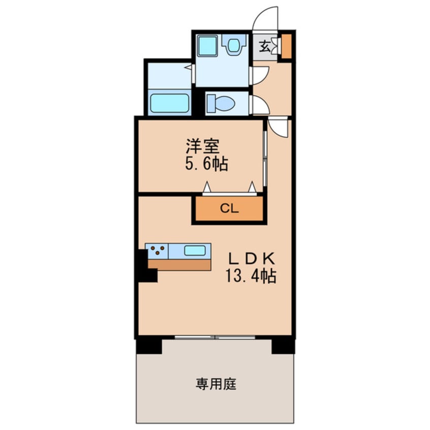 間取図 名古屋市営地下鉄桜通線/車道駅 徒歩10分 1階 築8年