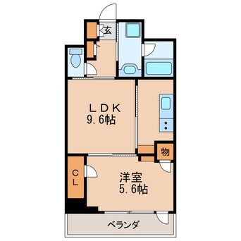 間取図 RESIDENCE丸の内七間町