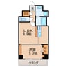 RESIDENCE丸の内七間町 1LDKの間取り