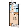 アビターレ豊前 1Kの間取り