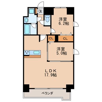 間取図 トレヴィ高岳