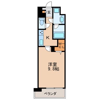 間取図 トレヴィ高岳