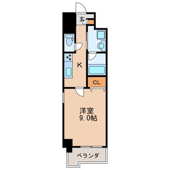 間取図 トレヴィ高岳