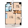 名古屋市営地下鉄鶴舞線/鶴舞駅 徒歩9分 5階 築11年 2LDKの間取り