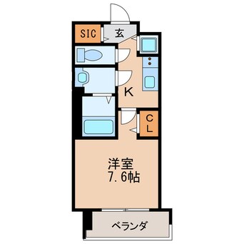 間取図 プレサンスジェネ栄