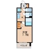 名古屋市営地下鉄名城線/矢場町駅 徒歩4分 3階 築11年 1Kの間取り
