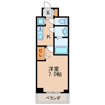 間取図 プレサンス栄ブリオ