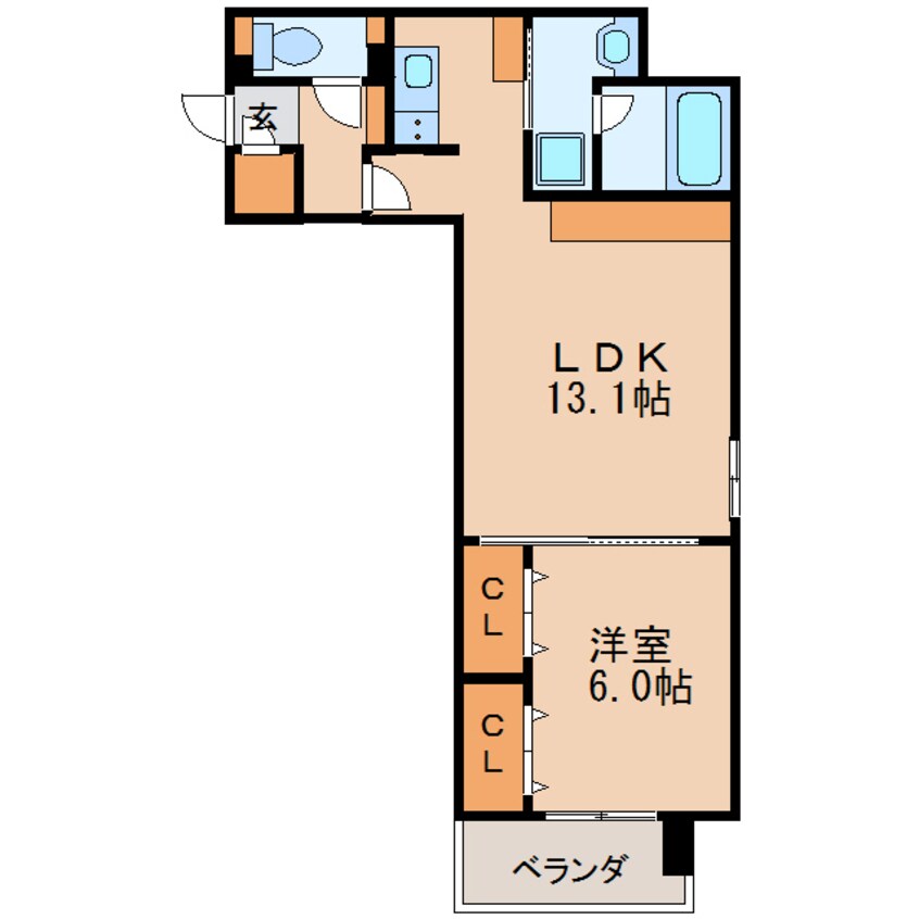 間取図 ルシェット白川公園