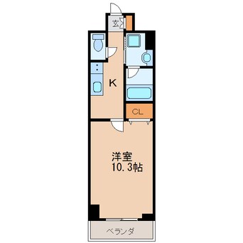 間取図 グランルクレ新栄ウエスト