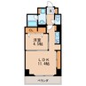 名古屋市営地下鉄東山線/新栄町駅 徒歩10分 5階 築7年 1LDKの間取り