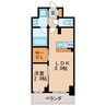 ハーモニーレジデンス名古屋イースト 1LDKの間取り