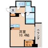 ハーモニーレジデンス名古屋イースト 1Rの間取り