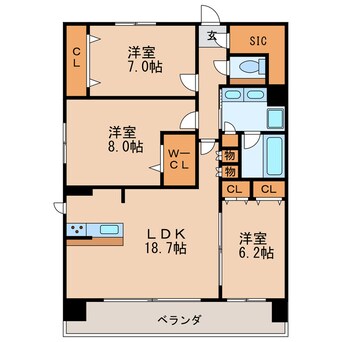 間取図 プレサンスグラン丸の内