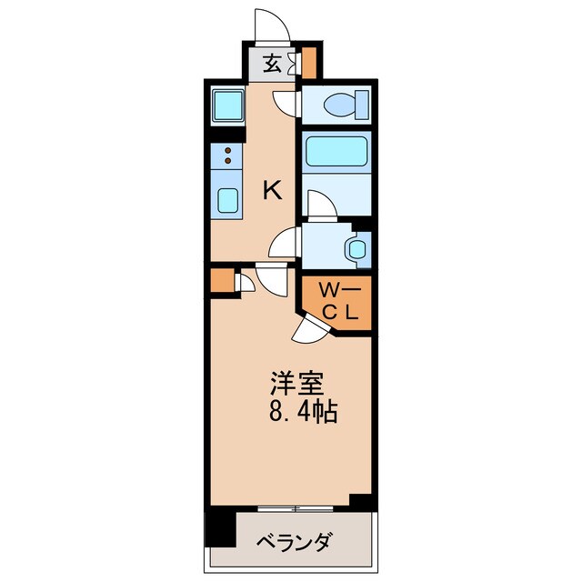 間取り図 名古屋市営地下鉄桜通線/高岳駅 徒歩3分 14階 築7年