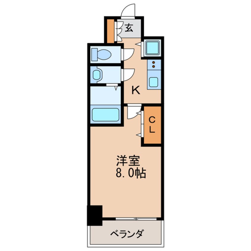 間取図 プレサンスジェネ葵