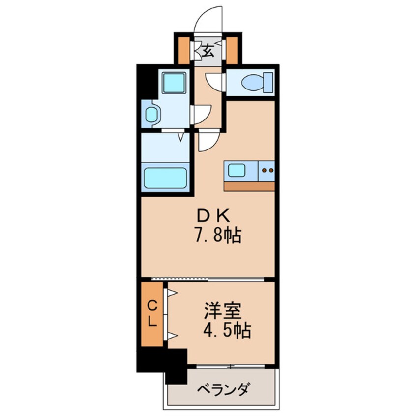 間取図 プレサンスジェネ葵