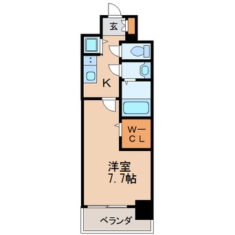 間取図 名古屋市営地下鉄桜通線/車道駅 徒歩1分 2階 築8年