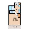 Ｌivre久屋 1Kの間取り