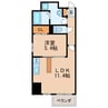 レジディア久屋大通Ⅱ 1LDKの間取り