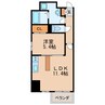 名古屋市営地下鉄名城線/久屋大通駅 徒歩5分 3階 築20年 1LDKの間取り