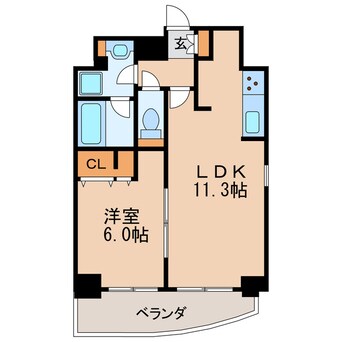 間取図 プレサンス泉シティアーク