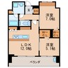 名古屋市営地下鉄桜通線/高岳駅 徒歩9分 13階 築7年 2LDKの間取り