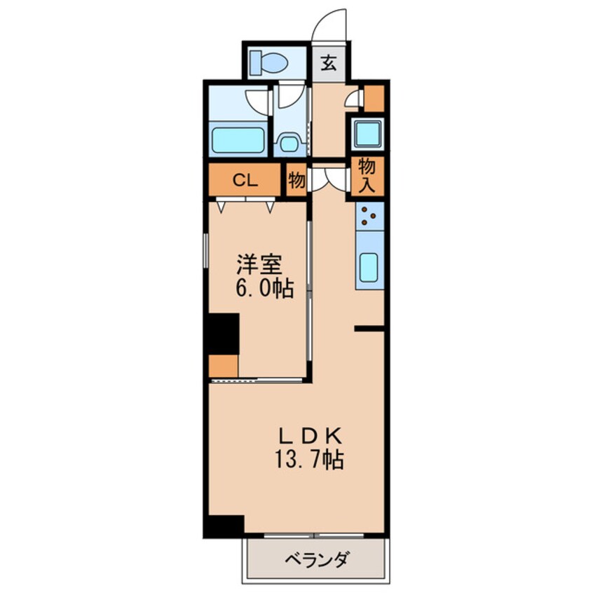 間取図 アモン フォンテーヌ